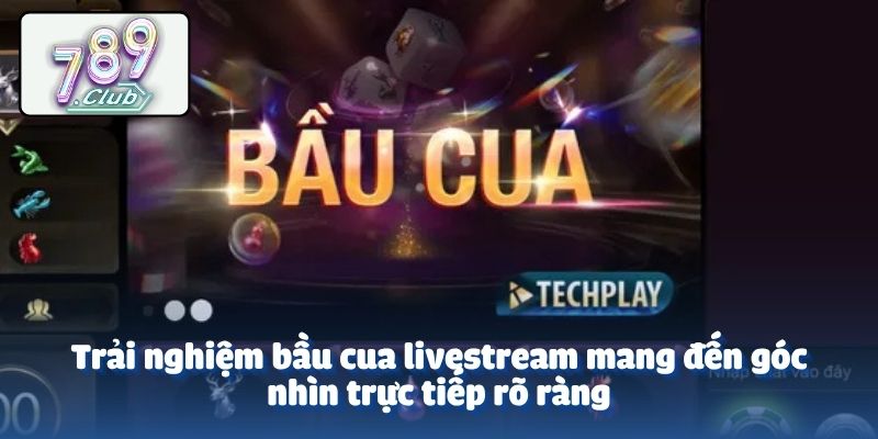Trải nghiệm bầu cua livestream mang đến góc nhìn trực tiếp rõ ràng