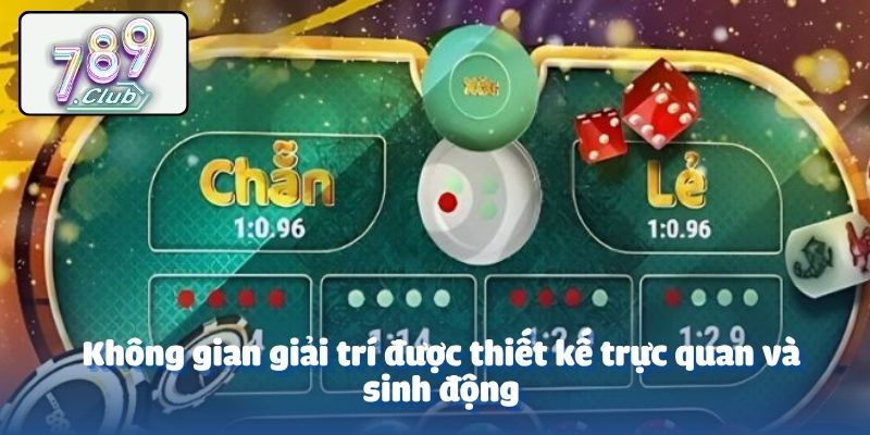 Không gian giải trí được thiết kế trực quan và sinh động